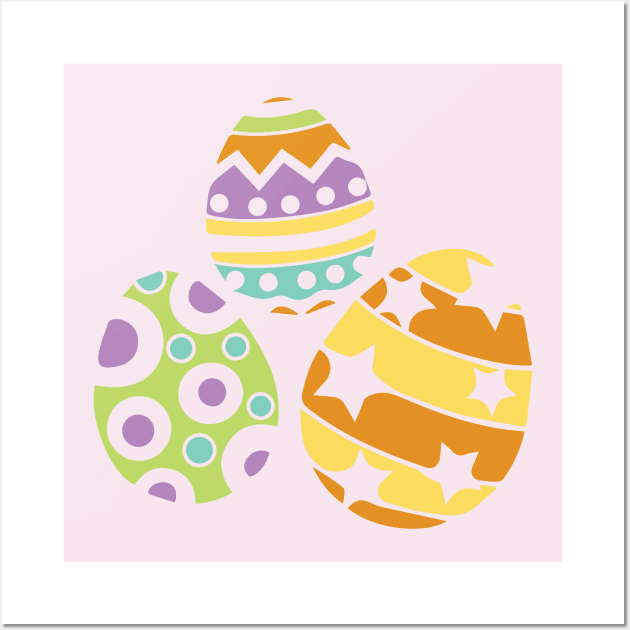 Three eggs Wall Art by COLeRIC